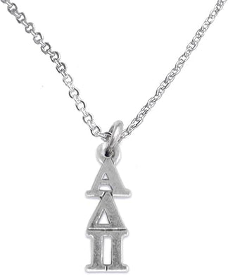 Alpha Delta Pi, Sterling Silver 18 Inch Necklace Chain, Solid .925 Sterling, Not Plated Or Coated, Hypoallergenic-Safe Nickel, Lead, Cadmium Free Charm