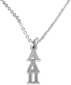 Alpha Delta Pi, Sterling Silver 18 Inch Necklace Chain, Solid .925 Sterling, Not Plated Or Coated, Hypoallergenic-Safe Nickel, Lead, Cadmium Free Charm