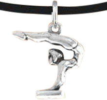 Gymnast On Pommel Horse Necklace, Adjustable, Hypoallergenic, Nickel, Lead & Cadmium Free!