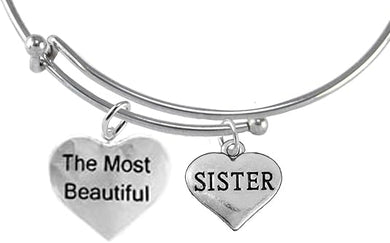 The Most Beautiful Sister, Adjustable, Hypoallergenic, Safe-Nickel, Lead, Cadmium Free