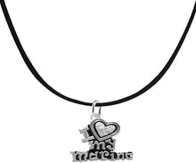 Marine I Love My Marine, Crystal Heart, Adjustable Necklace, Hypoallergenic, Safe-Nickel, Lead, Free