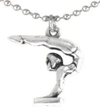 Gymnast On Pommel Horse Necklace, Adjustable, Hypoallergenic, Nickel, Lead & Cadmium Free!