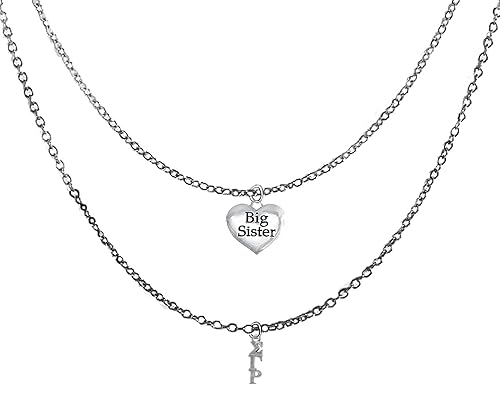 Sigma Gamma Rho, Big Sister, Silvertone Double Cable Chain Adjustable Necklace. What A Wonderful Gift For Yourself Or Someone Special. Hypoallergenic-Safe, No Nickel, Lead, Or Cadmium In The Metal