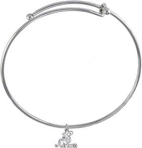 Air Force, I Love My Airman, Adjustable Bracelet Hypoallergenic, Safe-Nickel, Lead, Cadmium Free