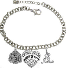 Marine Wife Bracelet, Hypoallergenic, Will NOT Irritate Anyone with Sensitive Skin. Safe- Nickel, Lead and Cadmium Free
