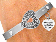 It Really Locks!, Message Bracelet, My Daughter, My Joy, My Sunshine, The Key to My Heart, Hypoallergenic, Safe-Nickel, Lead, Free