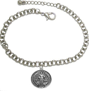 Saint Benedict Protect Me from Harm Prayer, from Evil, from The Devil. Nickle, Lead Cadmium Free