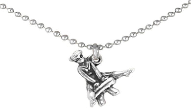Gymnast On Pommel Horse Necklace, Adjustable, Hypoallergenic, Nickel, Lead & Cadmium Free