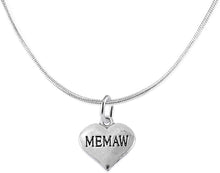 Nana Heart Charm Necklace Hypoallergenic, Adjustable, Safe, Nickel, Lead & Cadmium Free!