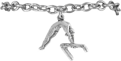 Gymnastic Charm Bracelet Hypoallergenic, Safe, Nickel, Lead & Cadmium Free!