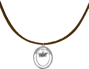 Band Mom, Hypoallergenic Adjustable Necklace, Safe-Nickel, Lead and Cadmium Free