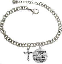 Saint Benedict Bracelet Prayer, Protect Me from Harm, from Evil, from The Devil. Nickle, Lead Cadmium Free