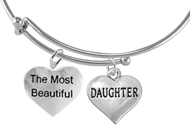 The Most Beautiful Daughter, Adjustable, Hypoallergenic, Safe-Nickel, Lead, Cadmium Free