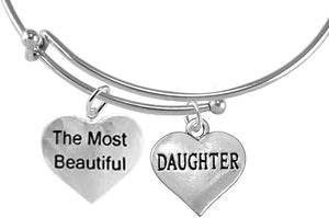The Most Beautiful Daughter, Adjustable, Hypoallergenic, Safe-Nickel, Lead, Cadmium Free