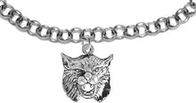 Wildcats, Wildcat With A, I Am Powerful, Tough Look! On A Adjustable Rollo Chain Bracelet. Will Fit Everyone. What A Great Gift For Yourself, Or Someone Special. Hypoallergenic=Safe, No Nickel, Lead, Or Cadmium In The Metal.Cardinali®Jewelry©2024