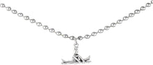 Gymnastic On Balance Beam Necklace, Adjustable, Hypoallergenic, Nickel, Lead & Cadmium Free!