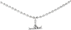 Gymnastic On Balance Beam Necklace, Adjustable, Hypoallergenic, Nickel, Lead & Cadmium Free!