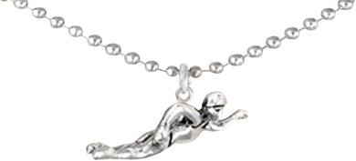 Swimmer Necklace Adjustable Hypoallergenic, Safe-Nickel, Lead & Cadmium Free!