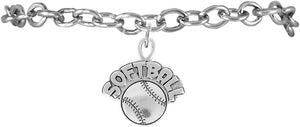 Softball Bracelet, US Softball Bracelet, Softball, Softball Bracelet, Softball Moms Bracelet, Softball Jewelry, US United States Softball Team Bracelet, Hypoallergenic.