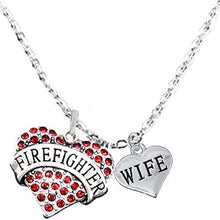 Firefighter, Wife, Adjustable Necklace, Hypoallergenic, Safe-Nickel, Lead, Cadmium Free
