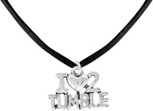 I Love To Tumble Necklace, Adjustable, Hypoallergenic, Nickel, Lead & Cadmium Free!