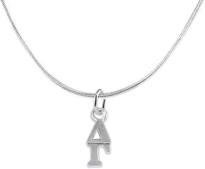 Delta Gamma - Licensed Sorority Jewelry Manufacturer, Hypoallergenic Safe Lavalier Necklace