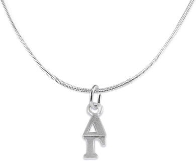Delta Gamma - Licensed Sorority Jewelry Manufacturer, Hypoallergenic Safe Lavalier Necklace