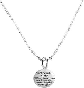 Saint Benedict Protective Charm, and Prayer, Protect Me from Harm, from Evil, from The Devil. Nickle, Lead Cadmium Free