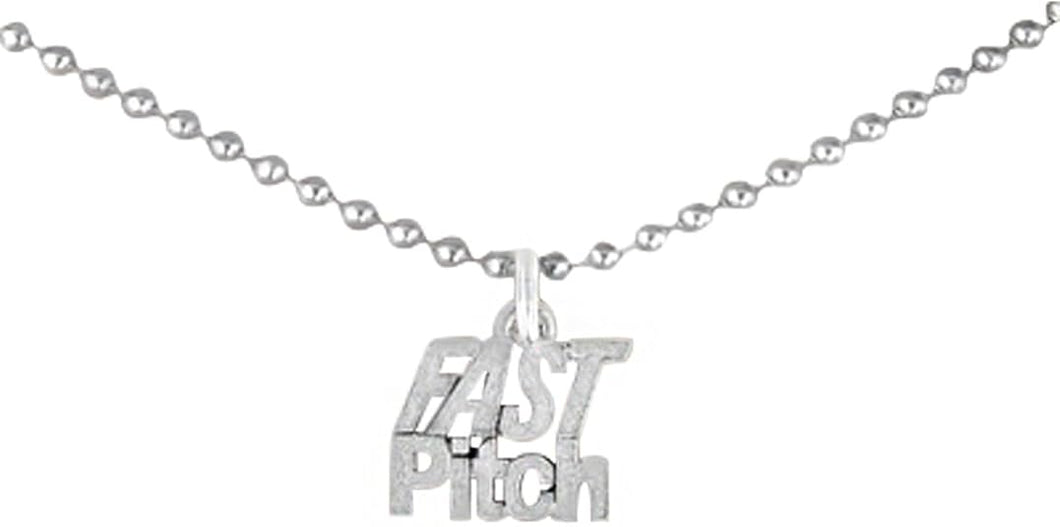 Fast Pitch Hypoallergenic Adjustable Necklace Nickle, Lead, and Cadmium Free