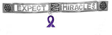 Cancer Jewelry, Expect Miracles, The Original Hypoallergenic, Safe-Nickel, Lead, Cadmium Free, Adjustable Stretch Bracelet