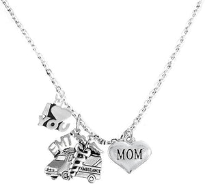 EMT, Mom Adjustable Necklace, Hypoallergenic, Safe-Nickel, Lead, Cadmium Free