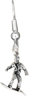 Snowboarder Hypoallergenic Earring, Safe-Nickel, Lead & Cadmium Free!