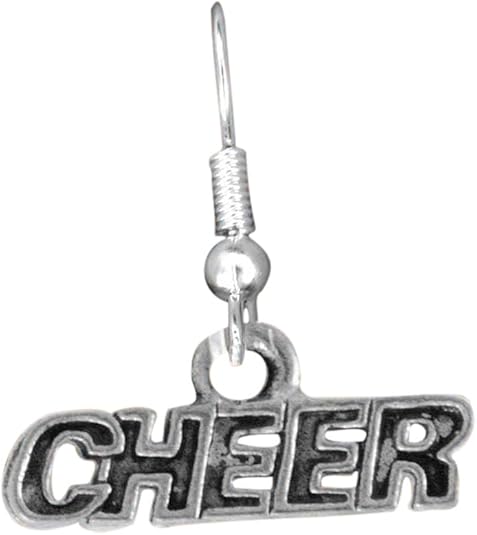 Cheer Fishhook Earring Safe-Hypoallergenic, Nickel, Lead and Cadmium Free