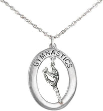 Gymnast Leaping Necklace, Adjustable, Hypoallergenic, Nickel, Lead & Cadmium Free!