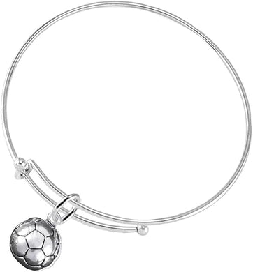 Soccer Jewelry Hypoallergenic Adjustable Bracelet, Safe-Nickel, Lead Free