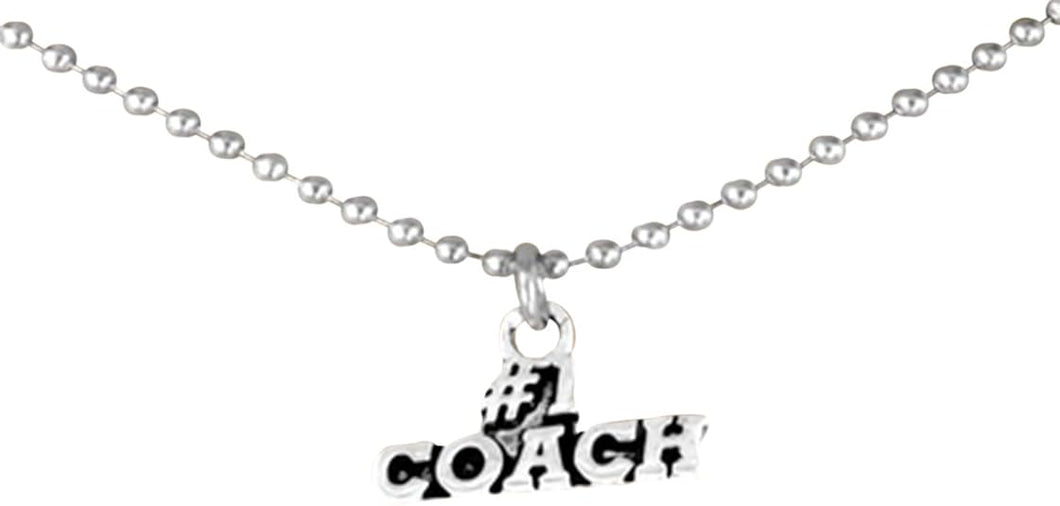 Swimming #1 Coach Necklace Adjustable Hypoallergenic, Safe-Nickel, Lead & Cadmium Free!