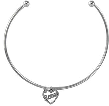 New Exciting Fashion Western Style, The Western Choker Necklace With A I Love Rodeo Open Heart, Silvertone Finish. What A Wonderful Gift For Yourself, Or Someone Special. Made In The USA By Veterans