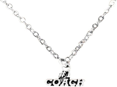 Swimming #1 Coach Necklace Adjustable Hypoallergenic, Safe-Nickel, Lead & Cadmium Free!