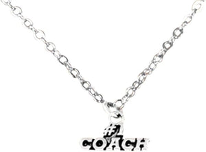 Swimming #1 Coach Necklace Adjustable Hypoallergenic, Safe-Nickel, Lead & Cadmium Free!
