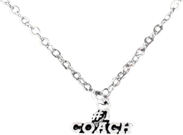 Swimming #1 Coach Necklace Adjustable Hypoallergenic, Safe-Nickel, Lead & Cadmium Free!