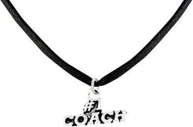 Swimming #1 Coach Necklace Adjustable Hypoallergenic, Safe-Nickel, Lead & Cadmium Free!