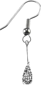 Lacrosse Stick Earrings, Nickel, Lead, And Cadmium Free-Hypoallergenic