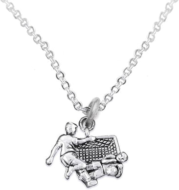 Soccer Goalie Jewelry Adjustable Necklace, Hypoallergenic, Safe-Nickel, Lead Free