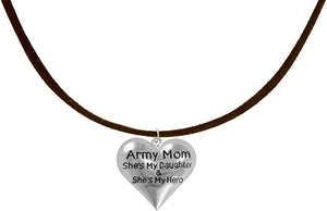 Army, Enlisted Daughter, My Daughter is My Hero, Adjustable, Hypoallergenic, Safe-Nickel, Lead Free