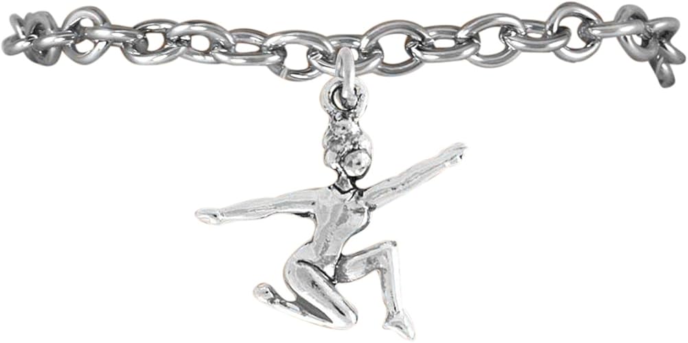 Gymnastic Charm Bracelet Hypoallergenic, Safe, Nickel, Lead & Cadmium Free!