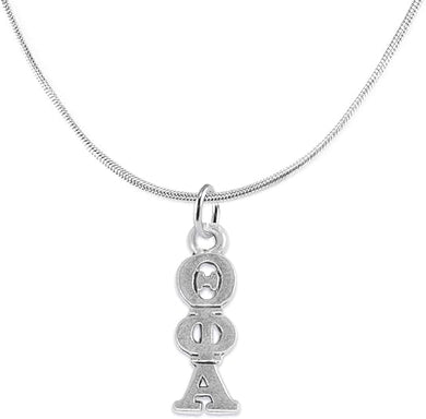 Theta Phi Alpha-Licensed Sorority Jewelry Manufacturer, Adjustable, Snake Chain, Hypoallergenic Safe Necklace-No Nickel, No Lead, And No Poisonous Cadmium