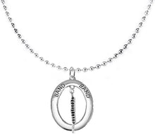 Band Flute Player Hypoallergenic Adjustable Necklace, Safe-Nickel, Lead Free