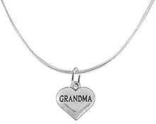 Grandma Heart Charm Necklace Hypoallergenic, Adjustable, Safe, Nickel, Lead & Cadmium Free!