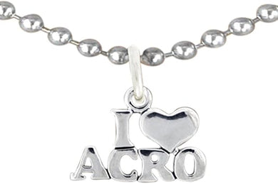 Gymnastic Acro, Acrobatic Necklace, Adjustable, Hypoallergenic, Nickel, Lead & Cadmium Free!