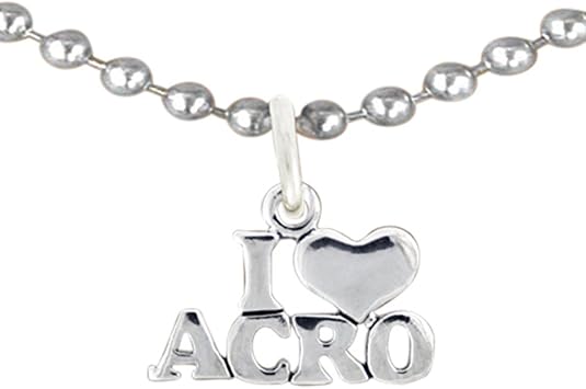 Gymnastic Acro, Acrobatic Necklace, Adjustable, Hypoallergenic, Nickel, Lead & Cadmium Free!